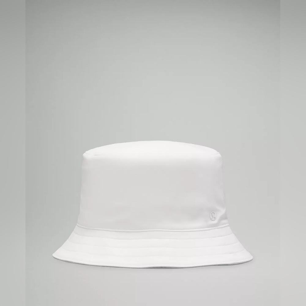 Lululemon Both Ways Reversible Bucket Hat M/L White Bone